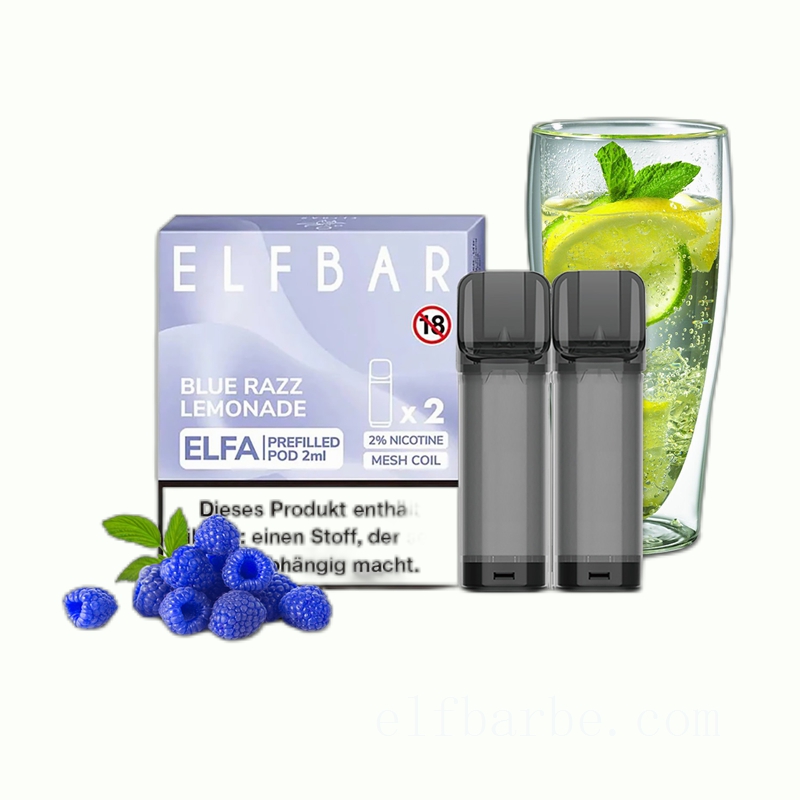 Elf Bar Elfa Prefilled Pod Blue Razz Lemonade Trekjes Pack