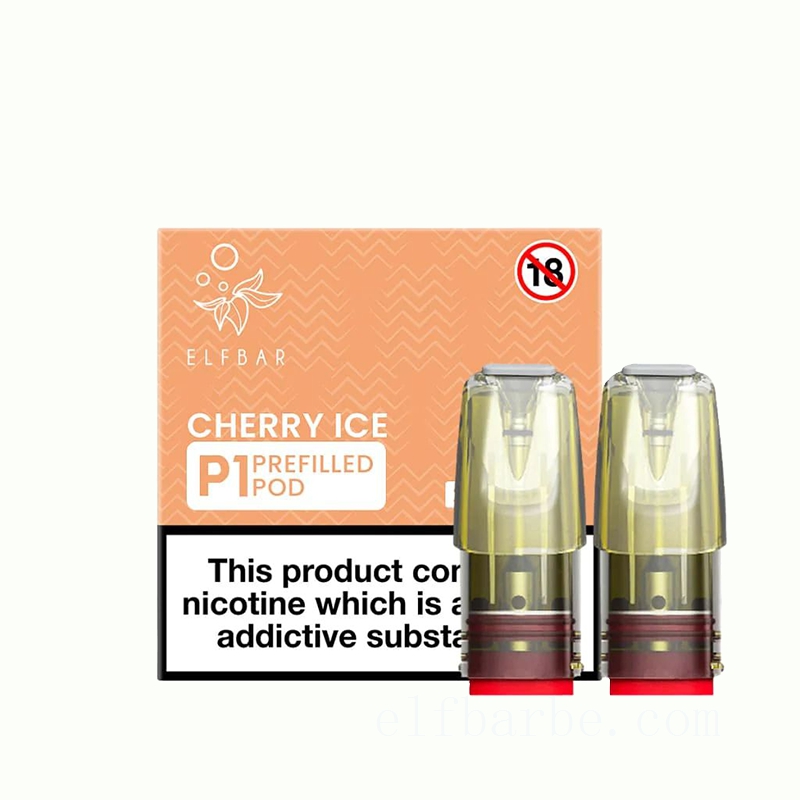 ELF BAR P1 Prefilled Pod 600 Trekjes Cherry Ice Elfbar Ervaar De